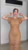 VESTIDO CINTHIA CAMEL