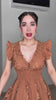 VESTIDO HORTENSIA MOCHA