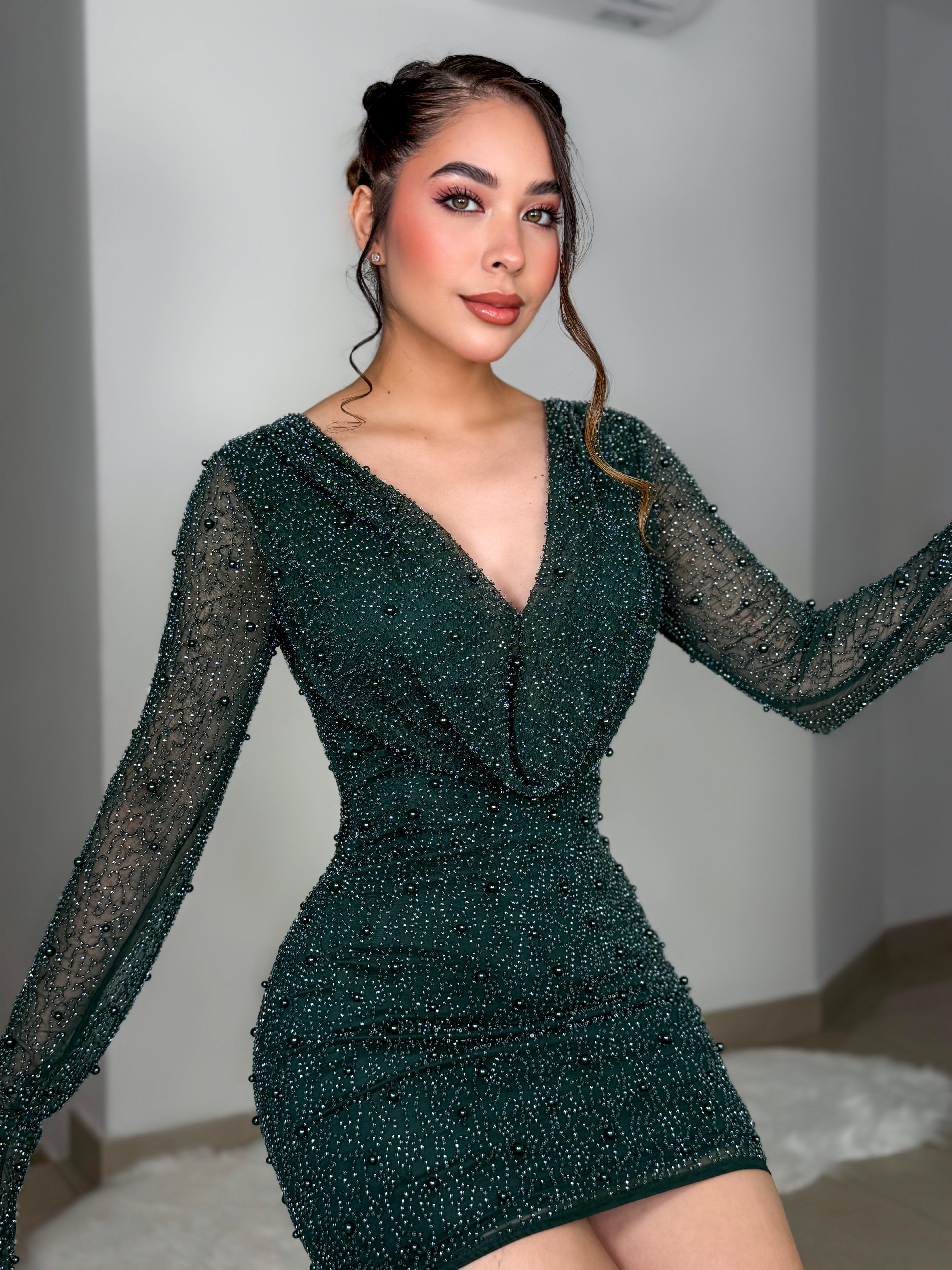 VESTIDO CAROLINA VERDE