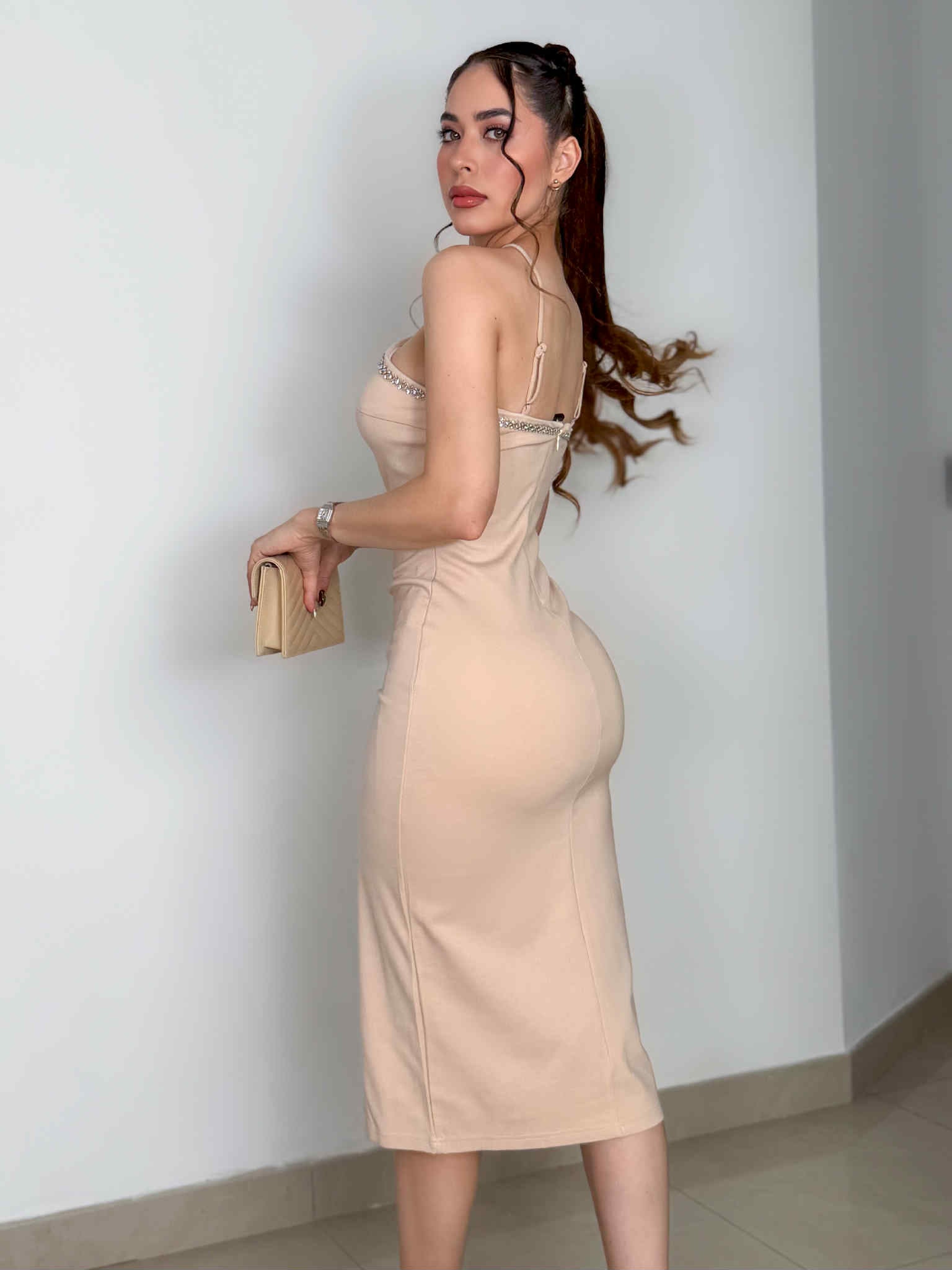 VESTIDO ALONDRA BEIGE