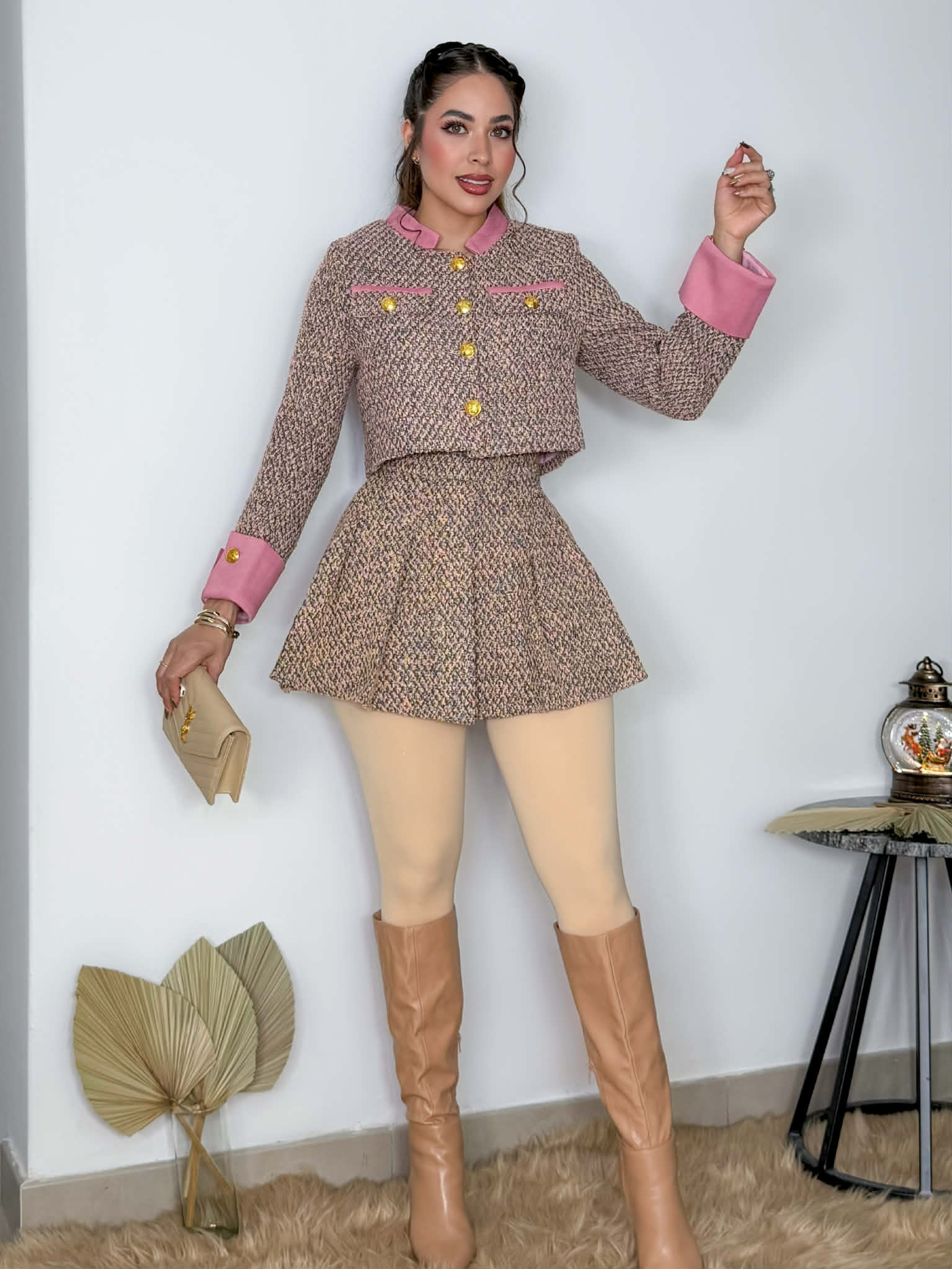 MEDIAS NUDE TÉRMICAS CON ABERTURA EN PIE