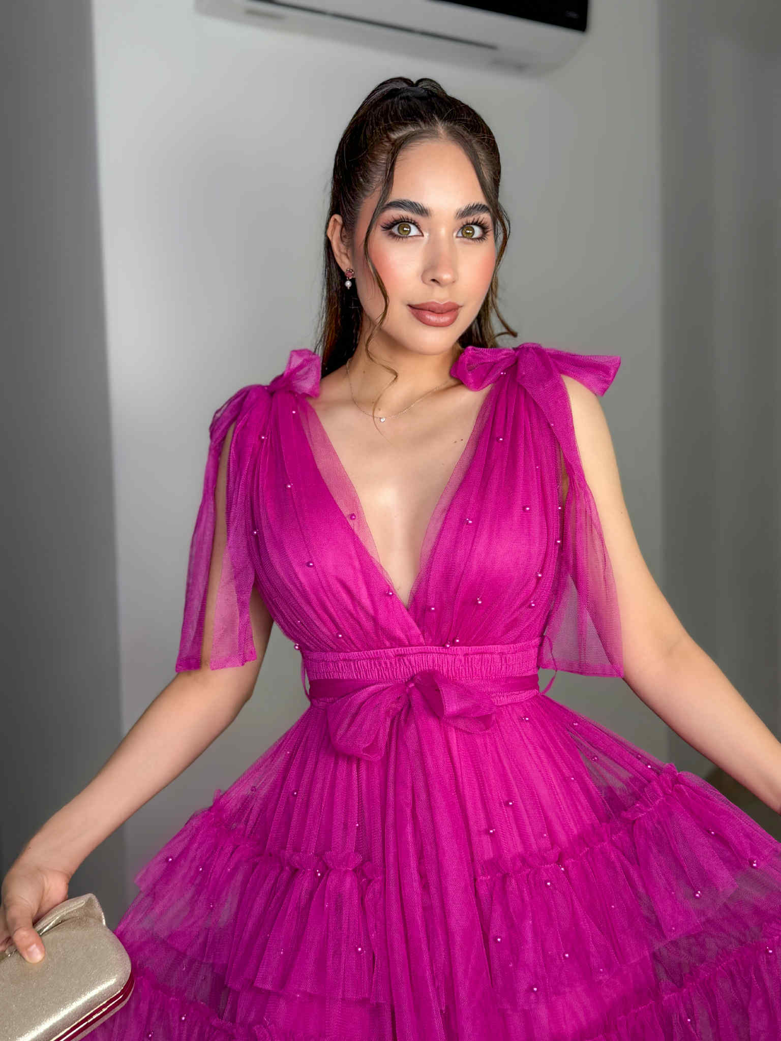 VESTIDO BELLY FUCSIA