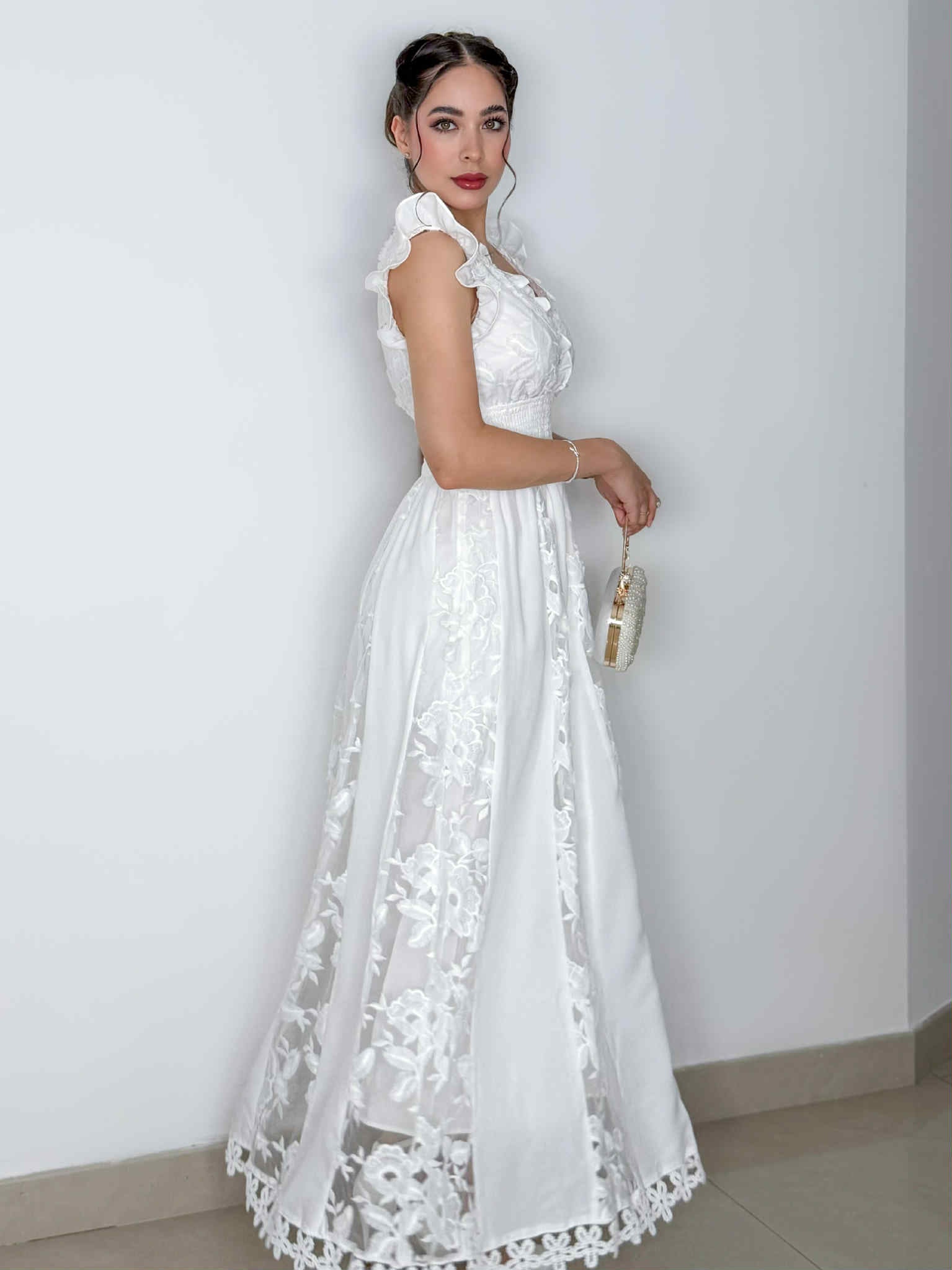VESTIDO HORTENSIA BLANCO