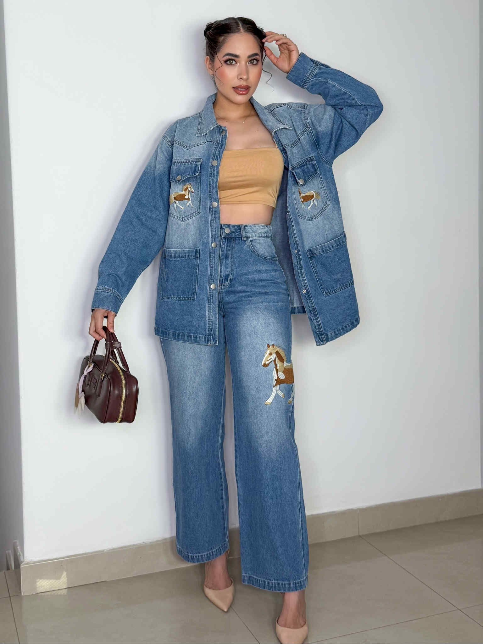 SET DENIM CABALLOS
