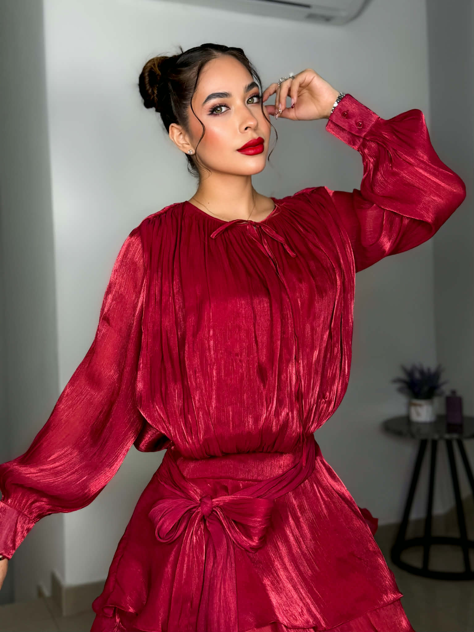 VESTIDO ROBERTA ROJO