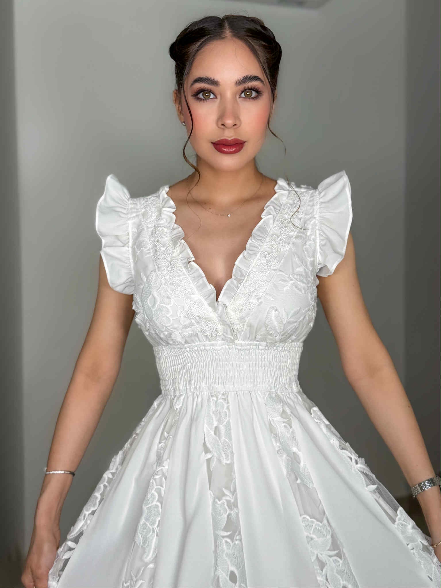VESTIDO HORTENSIA BLANCO