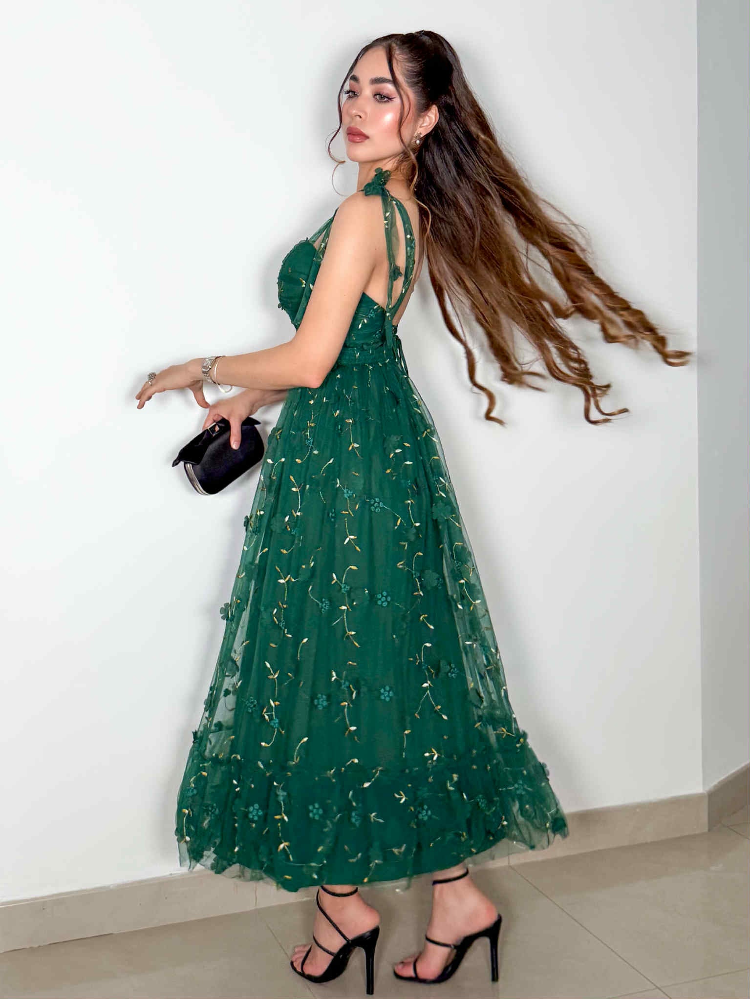 VESTIDO VALERIA ESMERALDA
