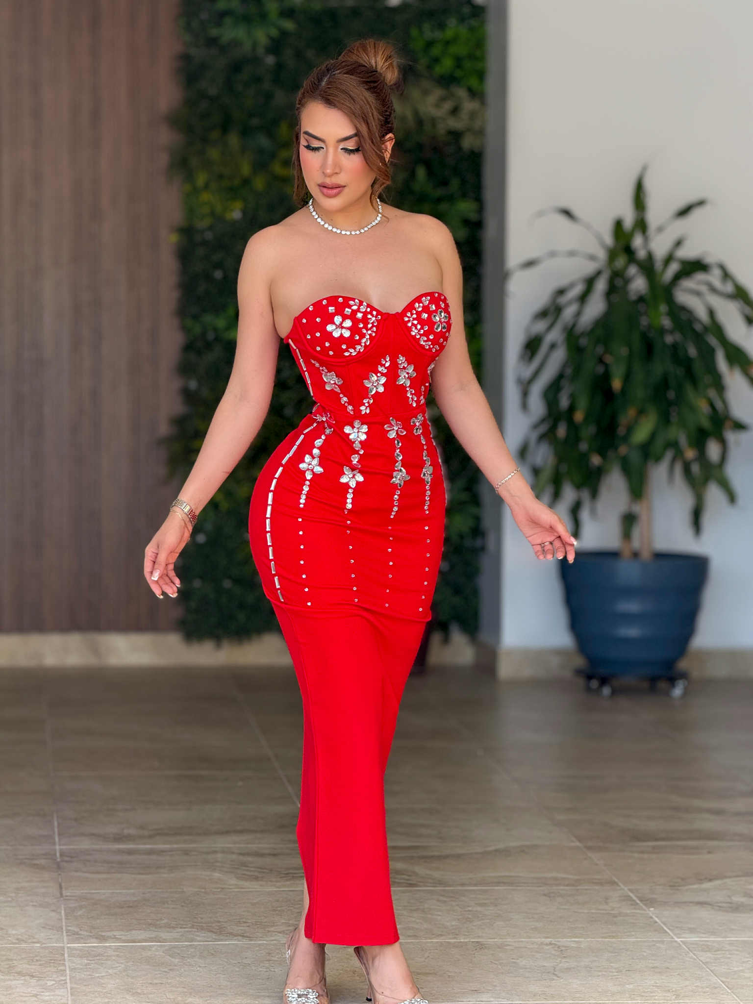 VESTIDO GLORIA ROJO