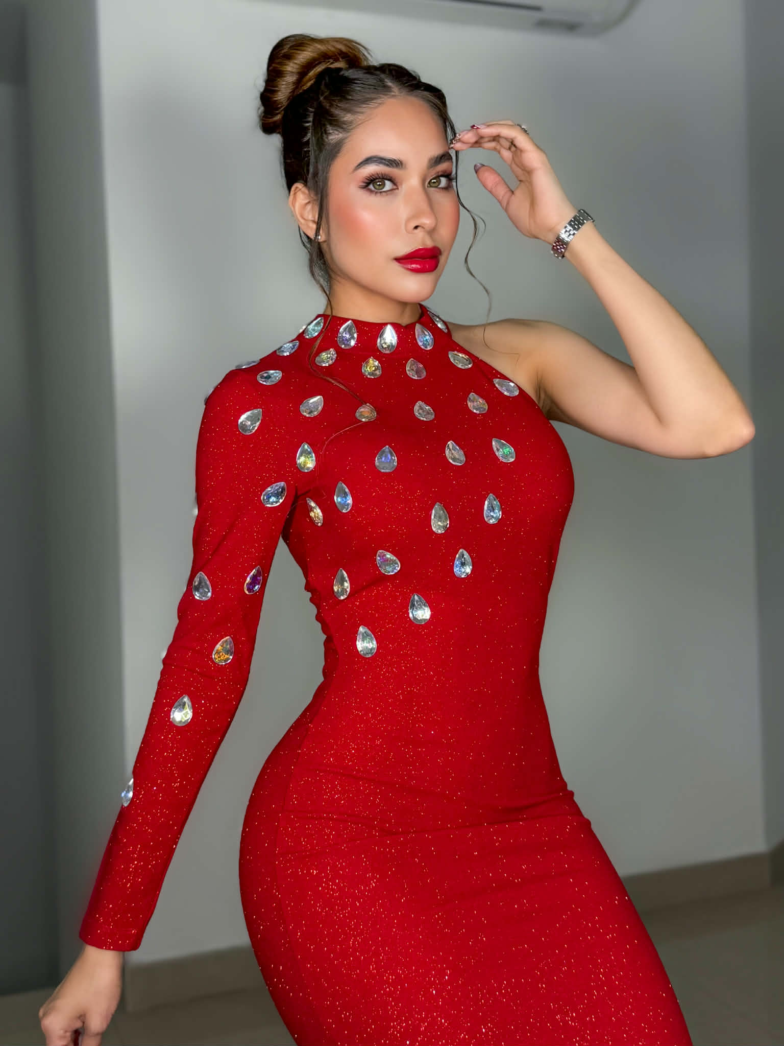 VESTIDO SARAHÍ ROJO