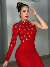 VESTIDO SARAHÍ ROJO