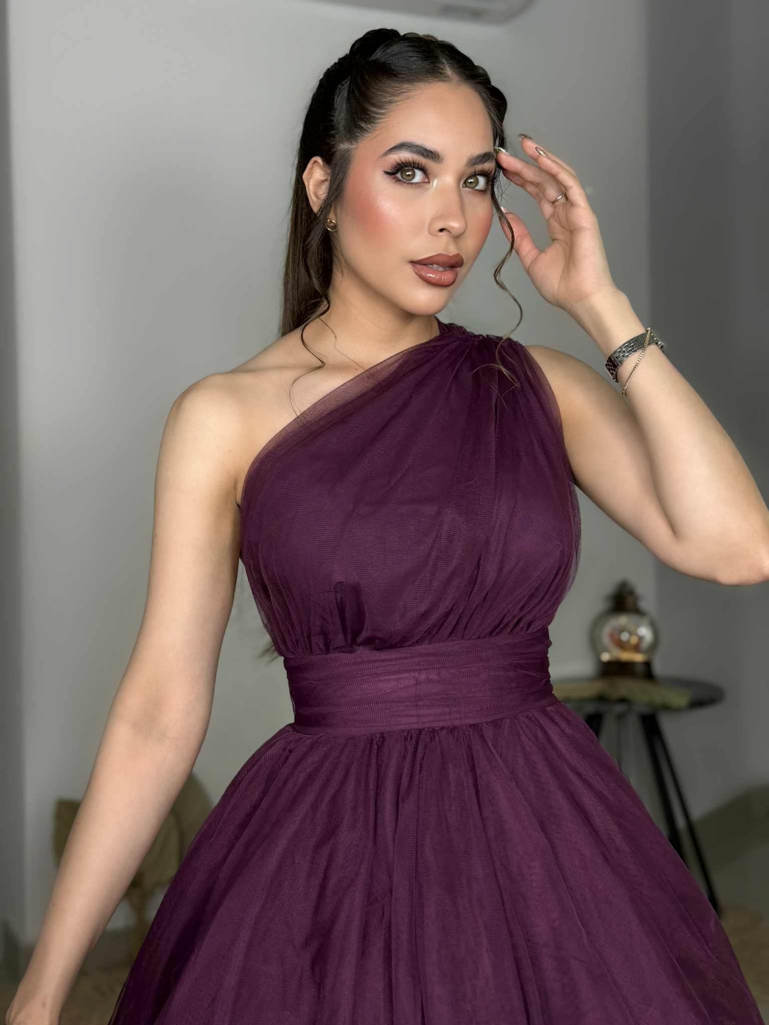 VESTIDO ADRI GUINDA