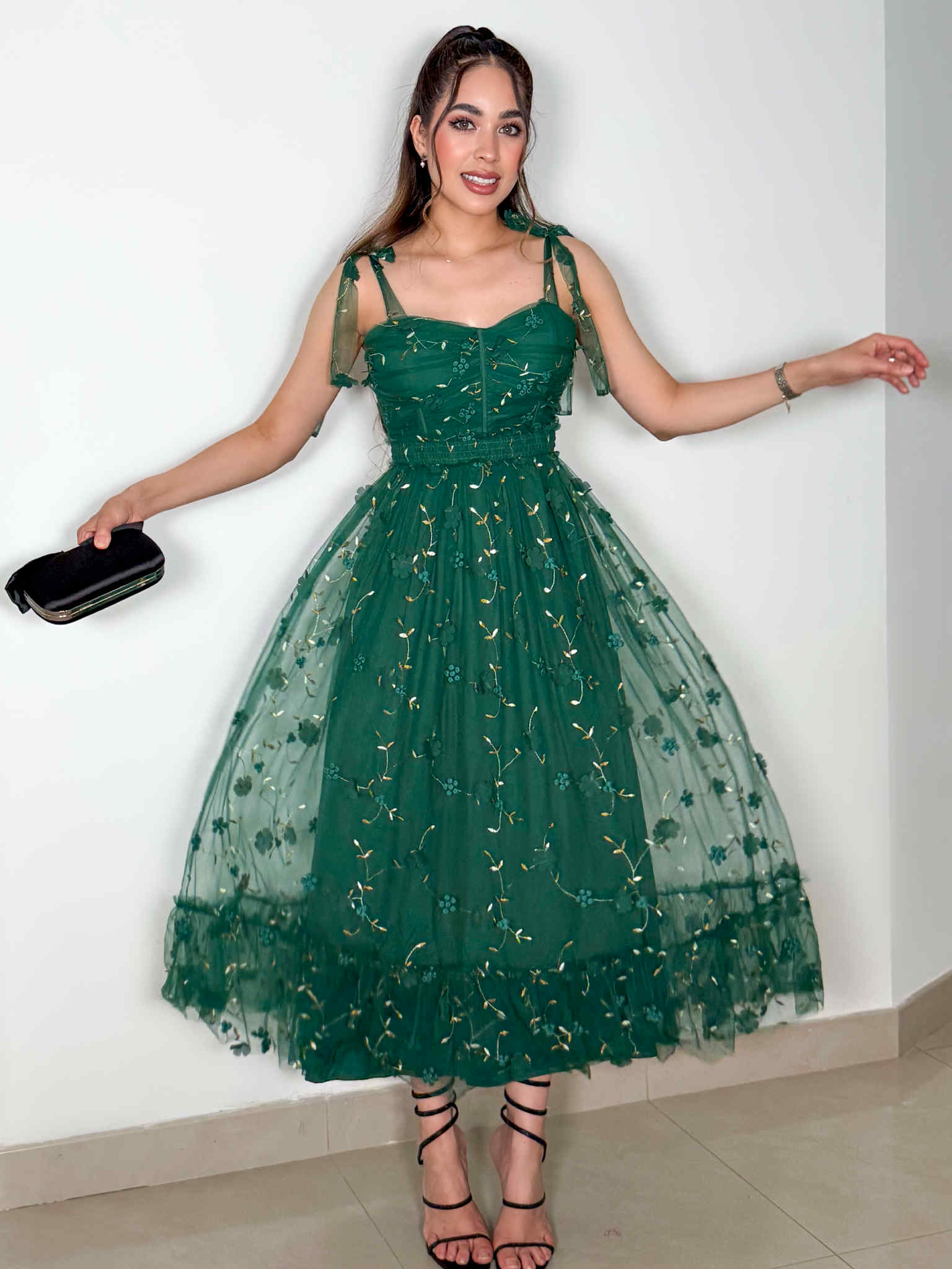 VESTIDO VALERIA ESMERALDA
