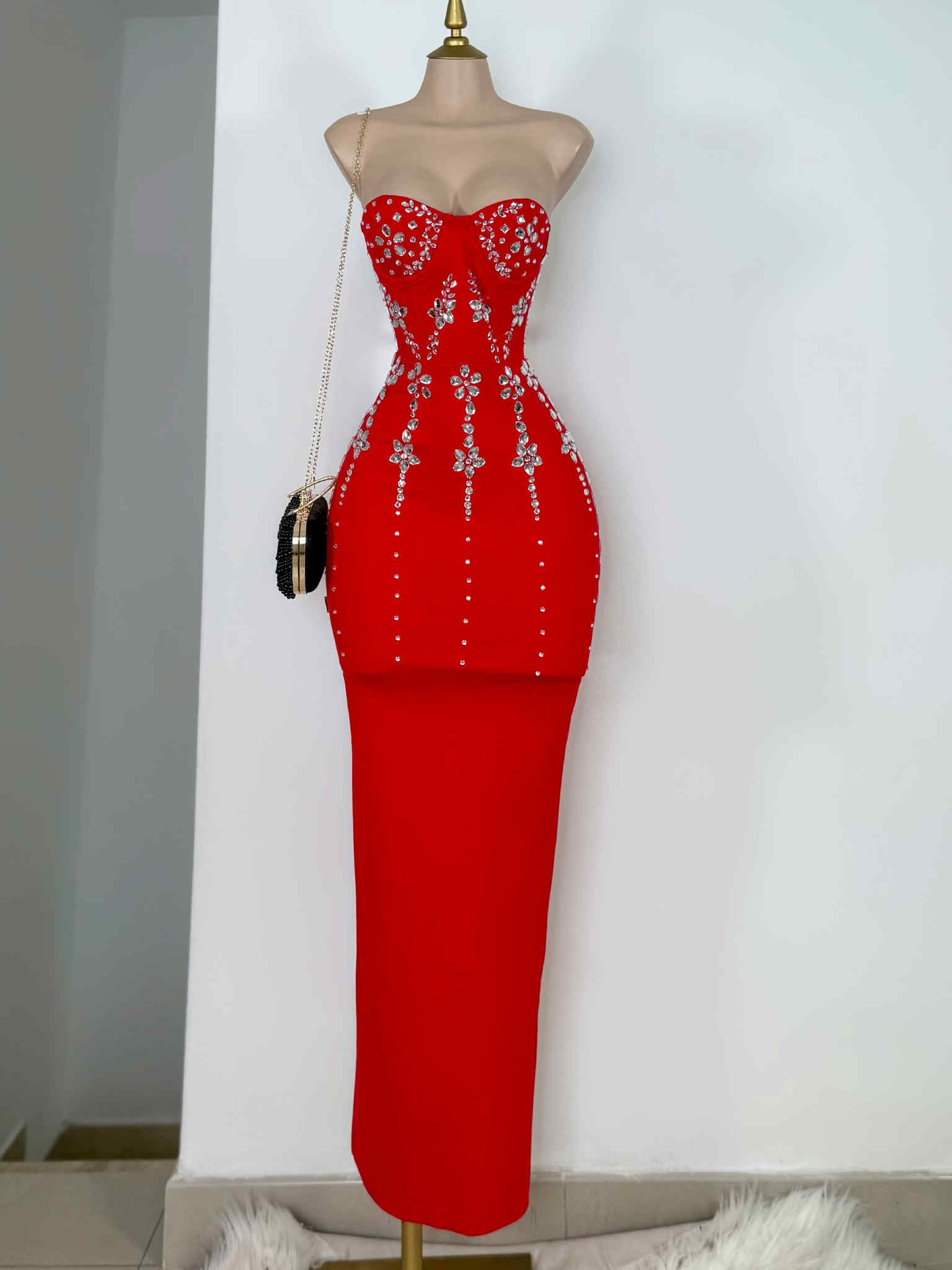 VESTIDO GLORIA ROJO