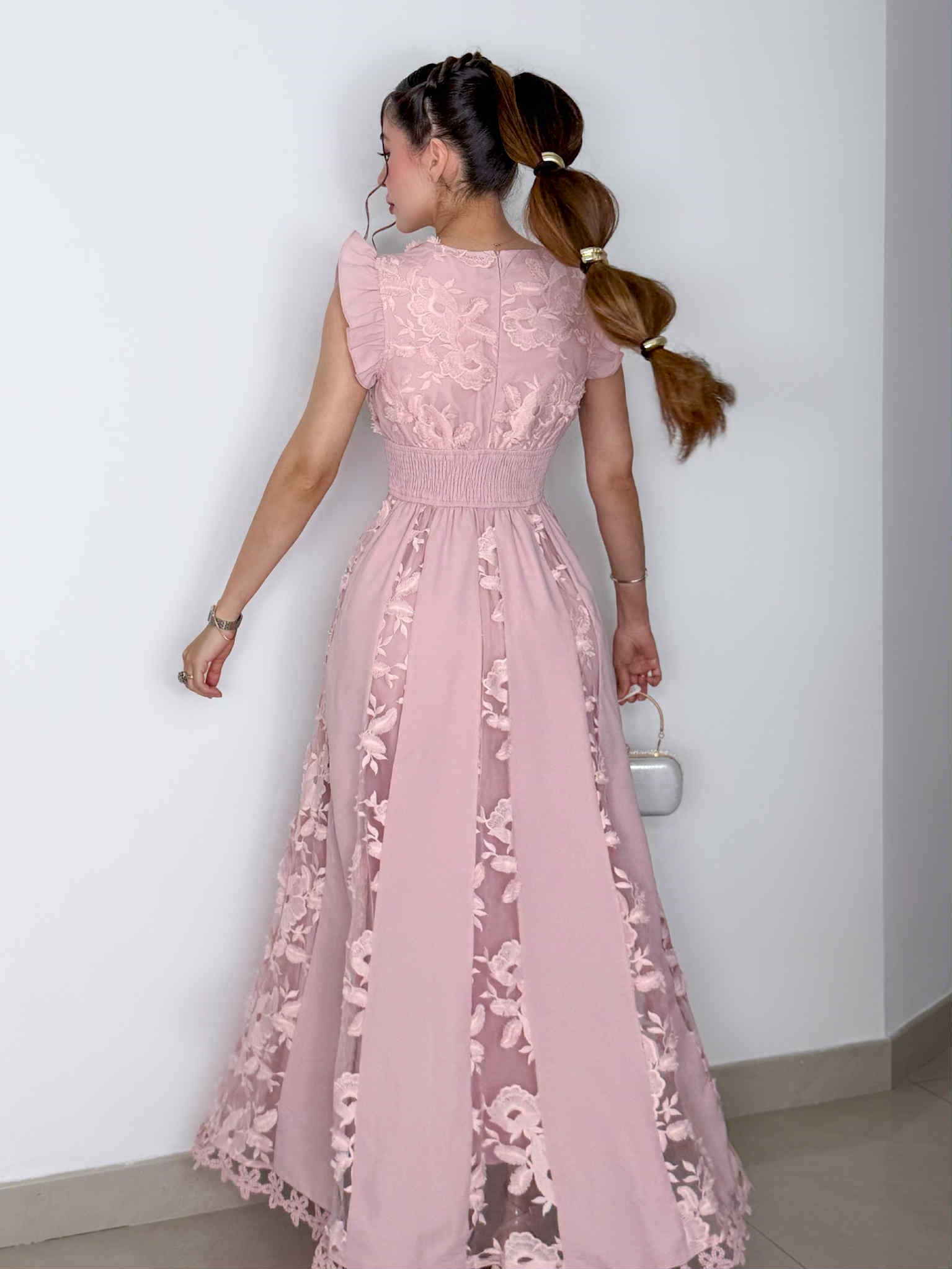 VESTIDO HORTENSIA ROSA
