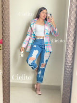 MOM JEANS TONO MEDIO