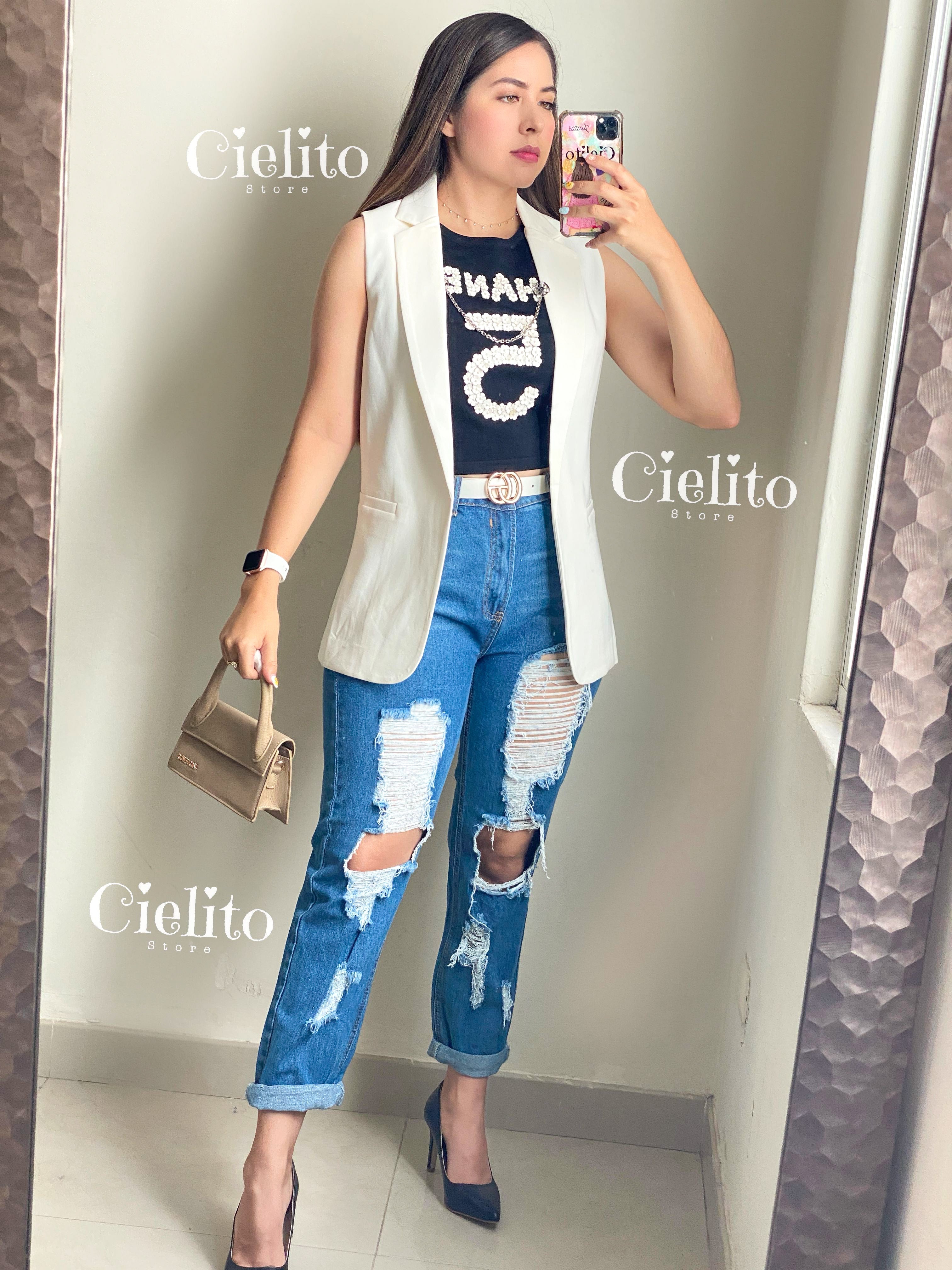 MOM JEANS TONO MEDIO