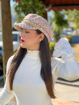 BOINA CON CADENA BLANCA