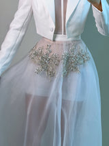 SET BLANCO CON BLAZER