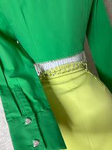 BLUSA VERDE CON CORAZÓN