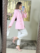 BLAZER ROSA CON BOTONES