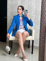 BLAZER AZUL CON BOTÓN