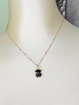 Dije de osito piedra negra