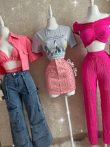 PANTALÓN CARGO MEZCLILLA