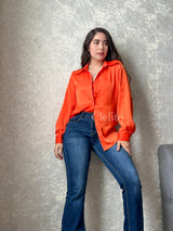 BLUSA CON TOP NARANJA