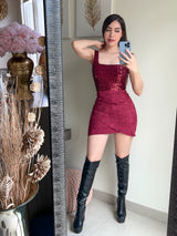 BLUSA TINTA MANGA CORTA CPN LENTEJUELA