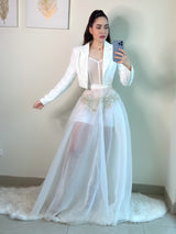 SET BLANCO CON BLAZER