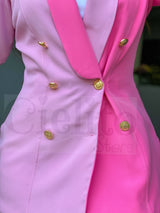 BLAZER/VESTIDO BICOLOR