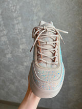 TENIS NUDE PLATAFORMA Y PEDRERÍA