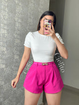 SHORTS CON CINTÓ DIAMANTE