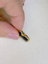 Dije de osito piedra negra