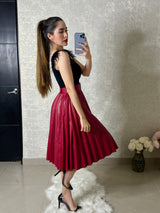 FALDA VINIPIEL TINTA