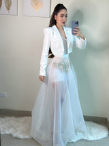 SET BLANCO CON BLAZER