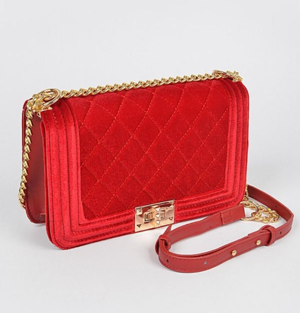 BOLSO ROJO CON CORREA