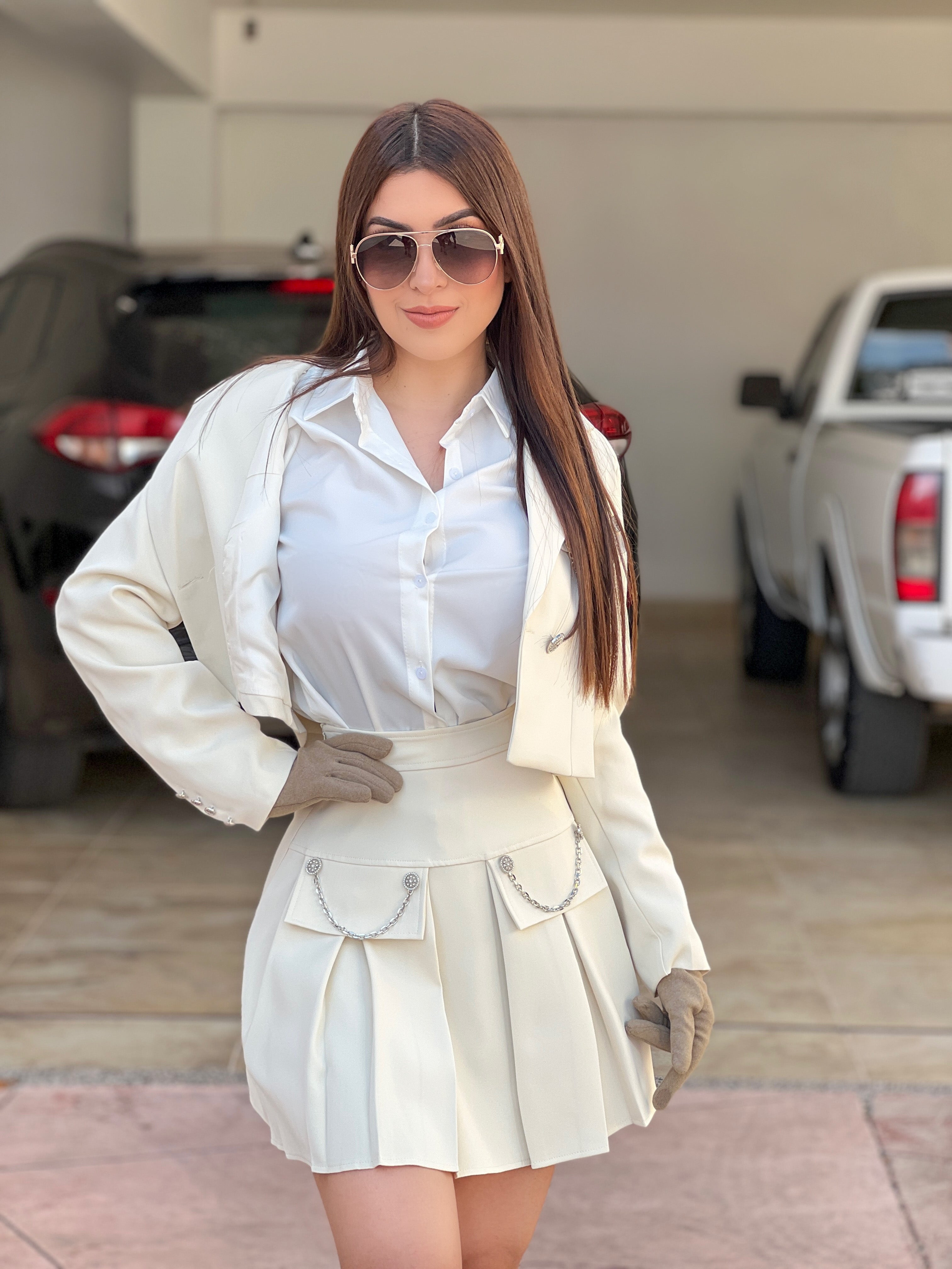 GUANTES CON PERLA Y PELUCHITO