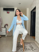 Bralette blanco con perlas