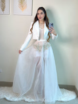 SET BLANCO CON BLAZER