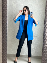 BLAZER AZUL CON PELUCHE