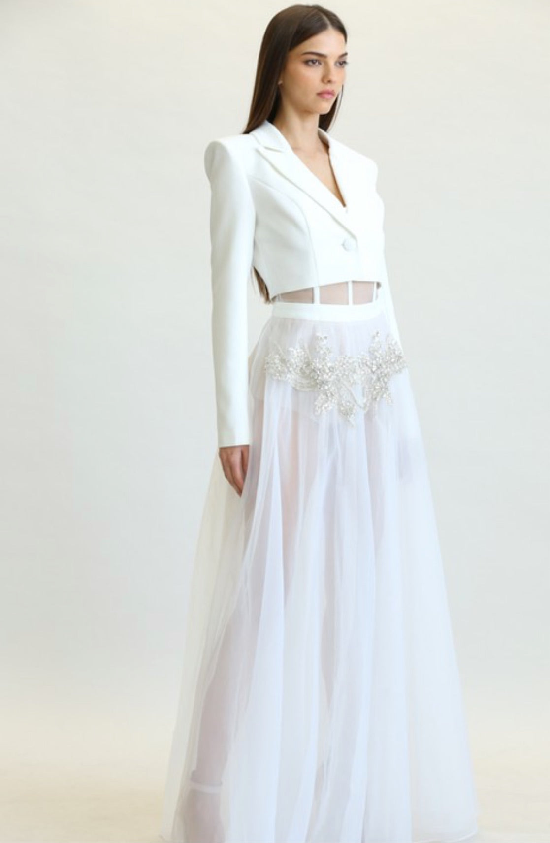 SET BLANCO CON BLAZER