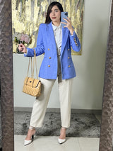 BLAZER AZUL CON BOTONES
