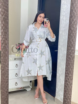 Estrella blanca dress italiano
