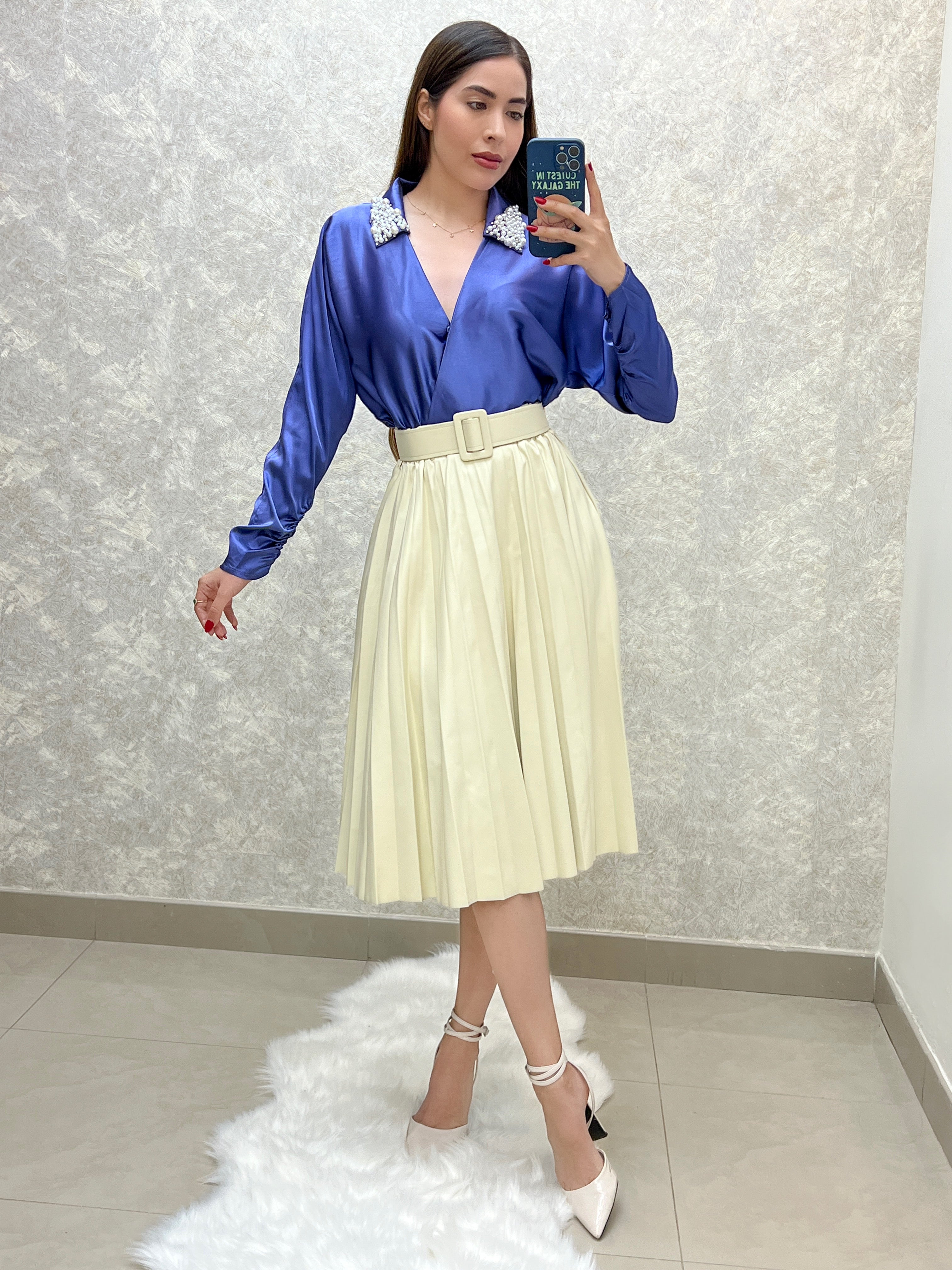 BODY AZUL CON PEDRERÍA