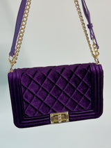 BOLSO LILA CON CORREA