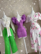 PANTALÓN VERDE CON CINTURON