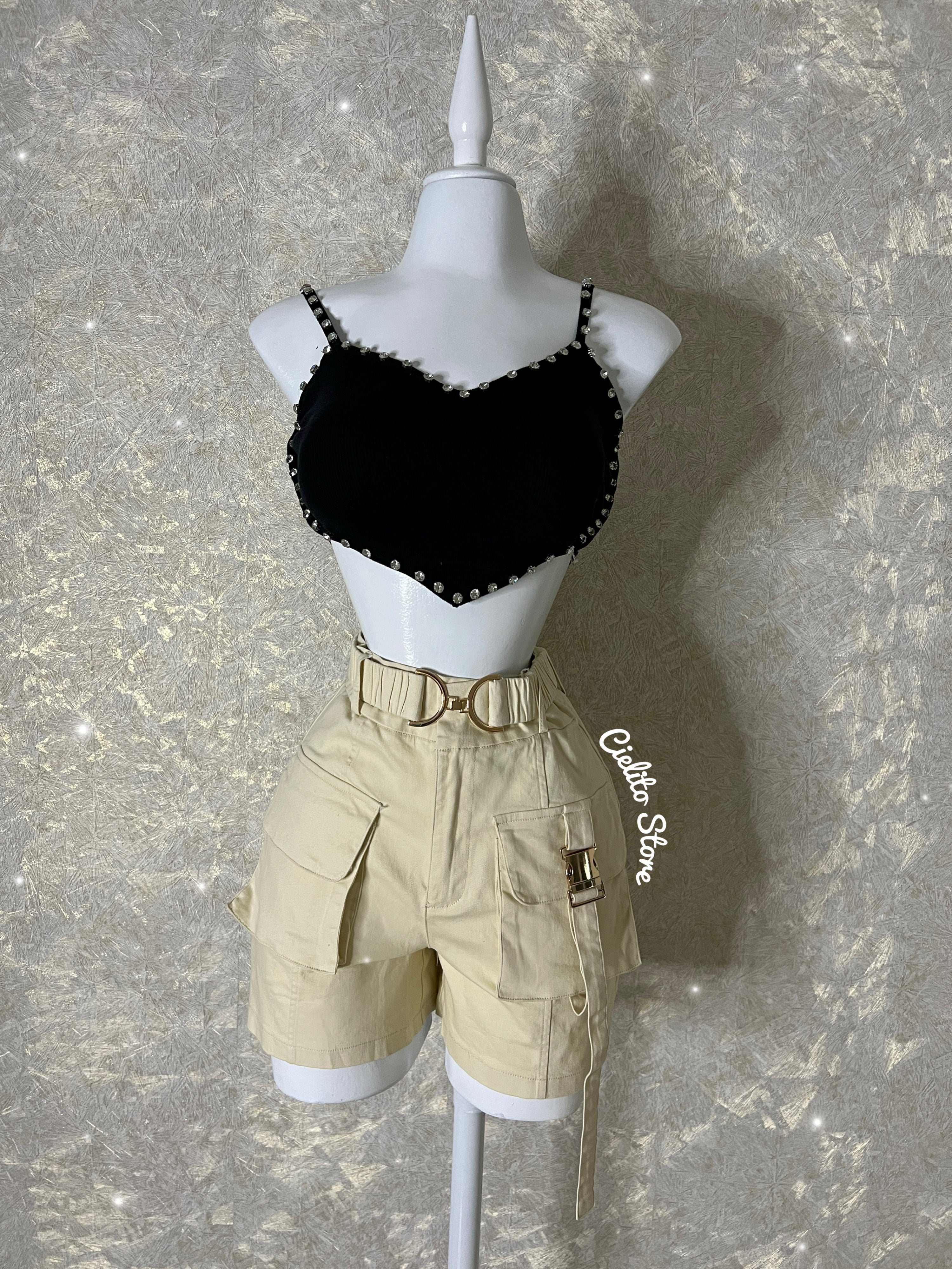 BLUSA DE CORAZÓN NEGRA