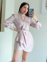 Aretes con perlas blancas