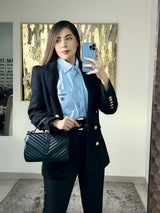 BLAZER NEGRO CON BOTONES